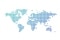 La carte présente le réseau mondial de Carrier
