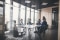 Environnement de bureau où des conditions intérieures maîtrisées soutiennent la productivité et le confort.