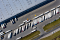 Vue du ciel d'un entrepôt logistique