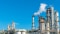 Petrochemical facility where heating and cooling are used to manage process conditions