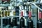 bouteilles de vins en circuit 